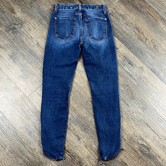 7 For All Mankind Ankle Skinny Jeans Pants Denim ((size 24)) - Picture 2 of 8